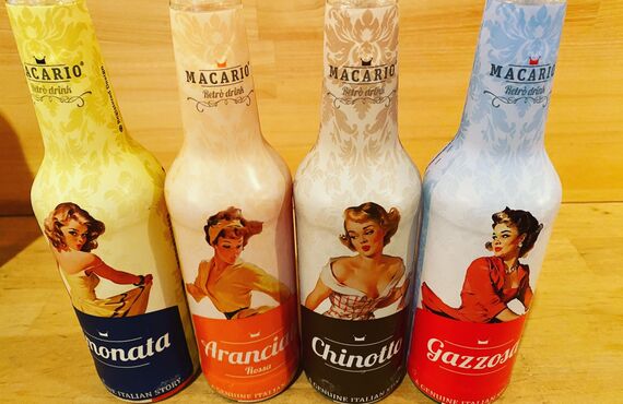 ピザとフルーツソーダの美味しい関係